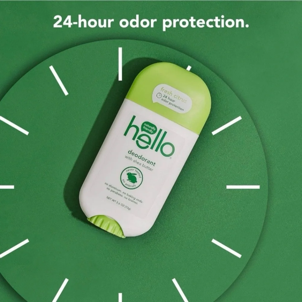Hello‎ Fresh Citrus Deodorant 24 Hour Protection 2.6 oz